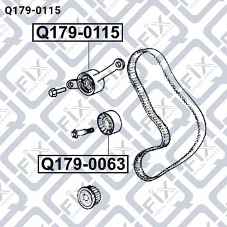 Ролик грм Q-fix Q1790115 (фото 1)