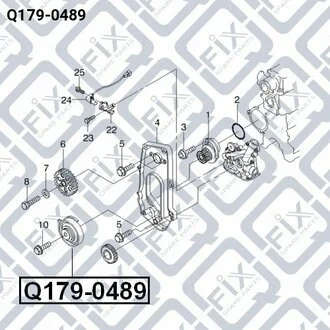 НАТЯЖИТЕЛЬ РЕМНЯ ГРМ DAEWOO LANOS/NEXIA/NUBIRA 1.5S/AVEO 1.5 S Q-fix Q179-0489