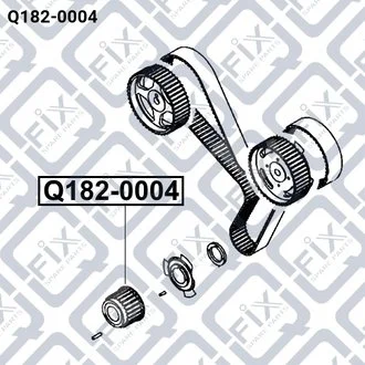 Шестерня колінвала MITSUBISHI PAJERO IV MONTERO V87W/V97W 2006- Q-fix Q182-0004 (фото 1)