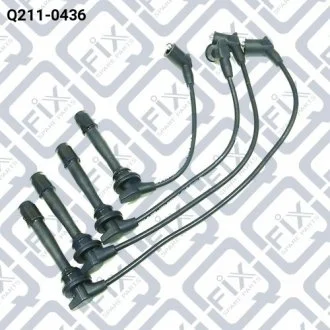 ПРОВОДА СВЕЧНЫЕ (К-Т) HYUNDAI ACCENT1.6i 99.08-/ELANTRA(XD) 1.6i 00.04-/GETZ 1.6i 02.05-/MATRIX 1.6i/CERATO 1.6i 04.04- Q-fix Q211-0436