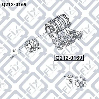 ДАТЧИК (КЛАПАН) хол ходу CHEVROLET LACETTI 1.8 LDA Q-fix Q212-0169 (фото 1)