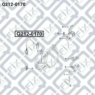 Датчик спідометра DAEWOO NEXIA/ESPERO Q-fix Q212-0170