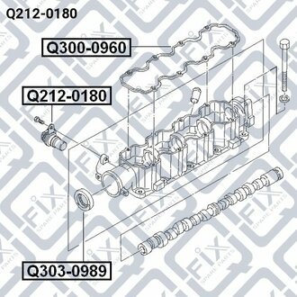 ДАТЧИК ПОЛОЖЕНИЯ РАСПРЕДВАЛА CHEVROLET AVEO 1.5 SOHC/TACUMA Q-fix Q212-0180 (фото 1)