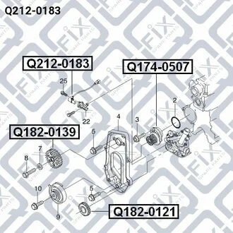 Датчик положення колінвалу Q-fix Q212-0183 (фото 1)