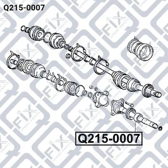 ПОДШИПНИК ШАРИКОВИЙ Q-fix Q2150007