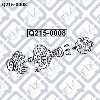 ПІДШИПНИК ШАРИКОВ Q-fix Q2150008 (фото 1)