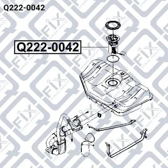 Насос паливний CHEVROLET LACETTI J200 2003-2008 Q-fix Q222-0042