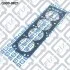 Прокладання головки блоку DAEWOO NUBIRA 2.0 16V 1997-/LEGANZA 2.0D Q-fix Q300-0821 (фото 2)