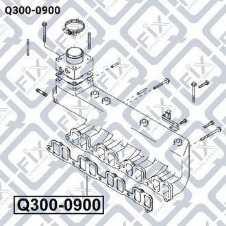 ПРОКЛАДАННЯ ВПУСК КОЛ-РА KIA CARNIVAL I II 2.9TD/TERRACAN Q-fix Q300-0900 (фото 1)