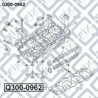 Прокладка гбц Q-fix Q300-0962