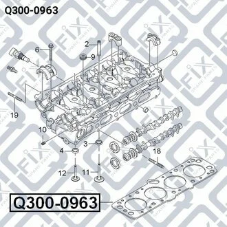Прокладка гбц Q-fix Q300-0963