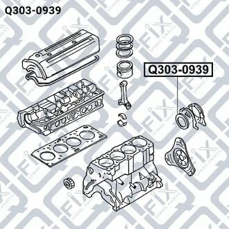 САЛЬНИК ВАЛА ЗАДНИЙ Q-fix Q3030939