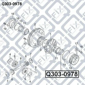 САЛЬНИК ПОЛУОСИ DAEWOO LANOS 1997-/AVEO/NEXIA/LACETTI/ESPERO/NUBIRA/LEGANZA 35*55*9/14.7 Q-fix Q303-0978 (фото 1)