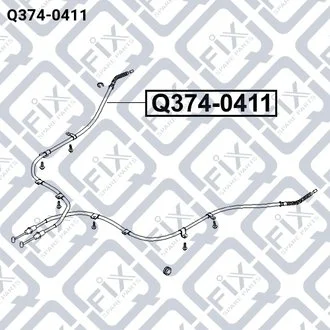 ТРОС ТОМОЗНОЙ ПРАВЫЙ Q-fix Q3740411