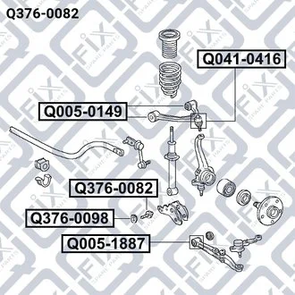 БОЛТ С ЭКСЦЕНТРИКОМ Q-fix Q3760082