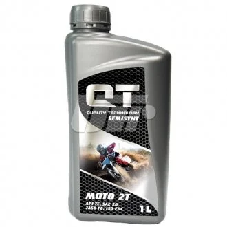 Олива SEMISYNT 2T (1 л) QT-OIL QT1621001