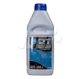 Антифриз QT MEG STANDARD -30 G11 синій 1кг QT-OIL QT553301