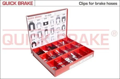 Монтажний набір дискових колодок QUICK BRAKE 0009 (фото 1)