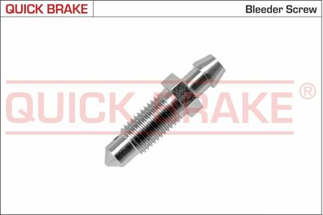 Клапан прокачки (M8x1mm) L 33,5 QUICK BRAKE 0090 (фото 1)