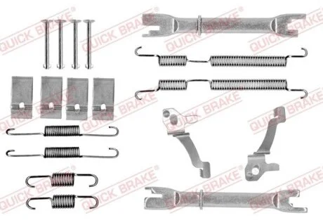 Монтажний набір гальмівної колодки HYUNDAI I10 I, I20 I 1.0-1.6D 12.07-05.18 QUICK BRAKE 1050017S