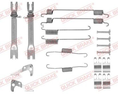 SPRĘŻYNKI DO SZCZĘK HAM. FORD TRANSIT 14- QUICK BRAKE 1050030S (фото 1)