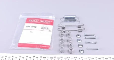 Комплект пружинок колодок стояночного гальма QUICK BRAKE 105-0052