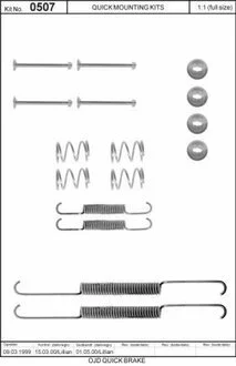 Гальмівні аксесуари QUICK BRAKE 105-0507
