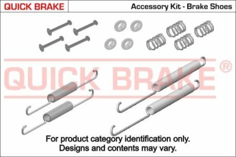 Монтажний комплект колодки QUICK BRAKE 105-0650