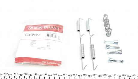 Монтажний комплект колодки QUICK BRAKE 105-0793 (фото 1)