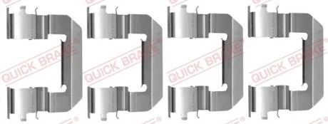 Монтажний компл.,гальм.колодки QUICK BRAKE 109-0014