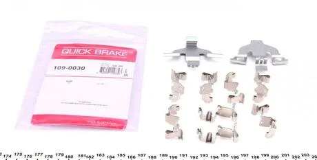 Монтажний компл.,гальм.колодки QUICK BRAKE 109-0030