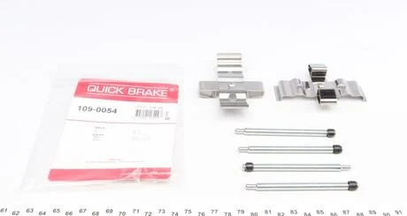 Монтажний компл.,гальм.колодки QUICK BRAKE 109-0054
