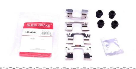 Монтажний компл.,гальм.колодки QUICK BRAKE 109-0061