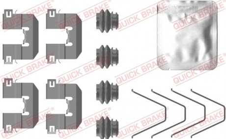 Монтажний компл.,гальм.колодки QUICK BRAKE 109-0100 (фото 1)