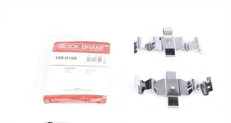 Монтажний компл.,гальм.колодки QUICK BRAKE 109-0108