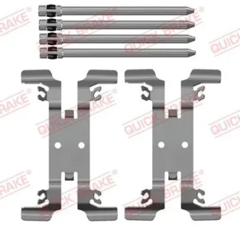 Комплект прижимних планок гальмівного супорту 109-0206 QUICK BRAKE 1090206 (фото 1)