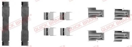 Монтажний набір дискових колодок QUICK BRAKE 1091071