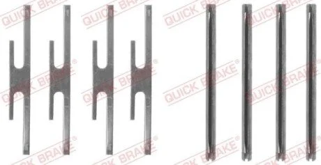 Монтажний компл.,гальм.колодки QUICK BRAKE 109-1072
