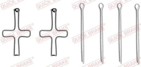 Монтажний компл.,гальм.колодки QUICK BRAKE 109-1099