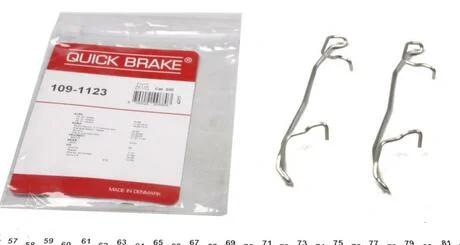 Пружинки пер. колодок QUICK BRAKE 109-1123