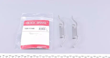 Монтажний компл.,гальм.колодки QUICK BRAKE 109-1148