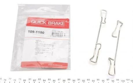 Пружинки пер. колодок QUICK BRAKE 109-1150