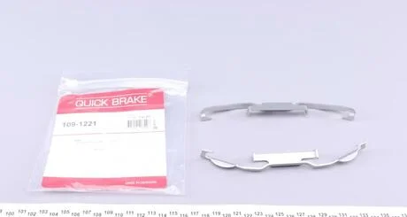 Монтажний компл.,гальм.колодки QUICK BRAKE 109-1221