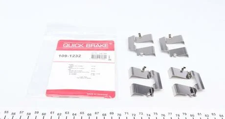 Пружинки зад. колодок QUICK BRAKE 109-1232