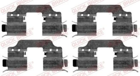 Монтажний набір дискових колодок QUICK BRAKE 1091653