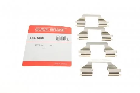 Монтажний компл.,гальм.колодки QUICK BRAKE 109-1656