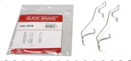 Пружинки суппорта переднего QUICK BRAKE 109-1678