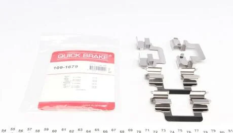 Монтажний компл.,гальм.колодки QUICK BRAKE 109-1679