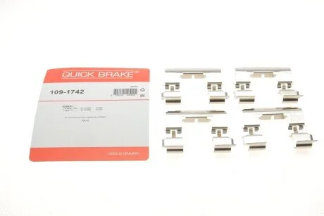 Пружинки колодок комплект QUICK BRAKE 109-1742