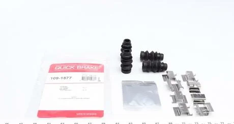 Монтажний компл.,гальм.колодки QUICK BRAKE 109-1877